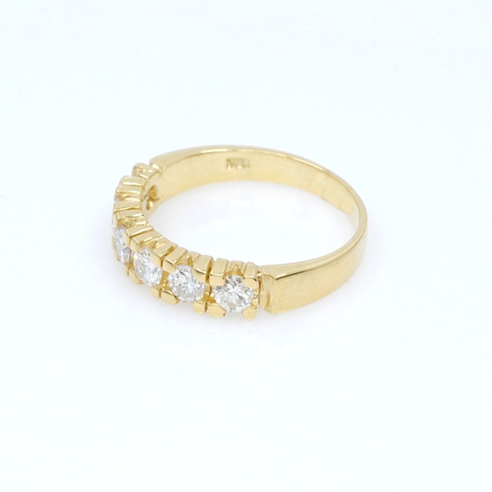 Anillo en oro 18k con brillantes Anillo en oro 18k con brillantes