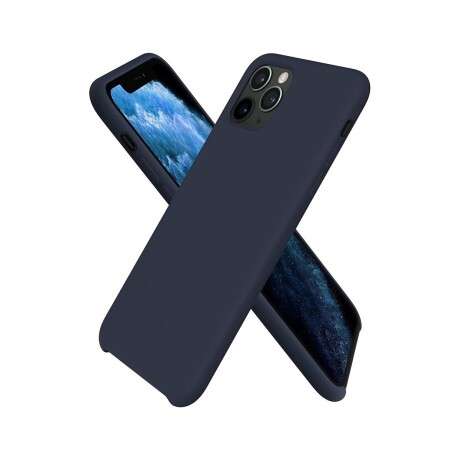 Protector case de silicona para iphone 11 pro max Azul marino