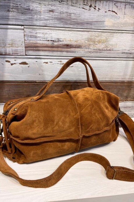 Bolso Mini Rodeo Óxido Gamuza