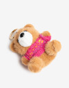 Llavero Cozy Llavero Y Bag Charm Peluche Oso - Combinacion Bicolor