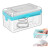 Jabonera Dispensador Jabón 2 En 1 Baño Lava Ropa Rodillos Color Variante Celeste