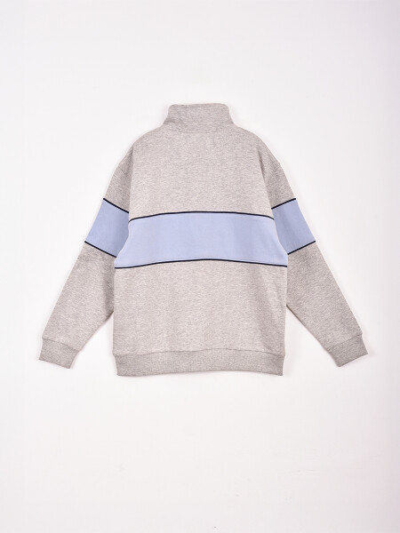 BUZO PERKINS GRIS MELANGE M