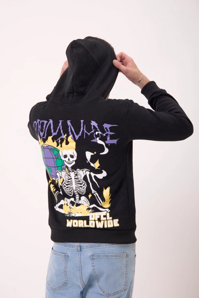 Canguro Calavera Negro