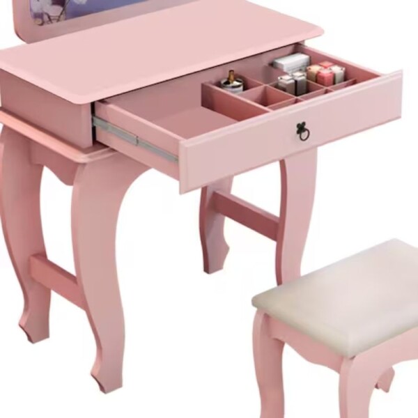 TOCADOR BABY LUXO - ROSA TOCADOR BABY LUXO - ROSA