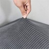 Funda para almohadón de sillón gris