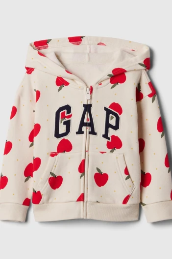 Canguro Con Cierre Logo Gap Toddler Niña Ivory Frost