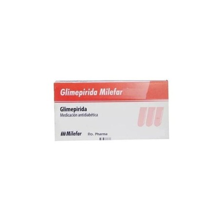 Glimepirida 2Mg Milefar Glimepirida 2Mg Milefar