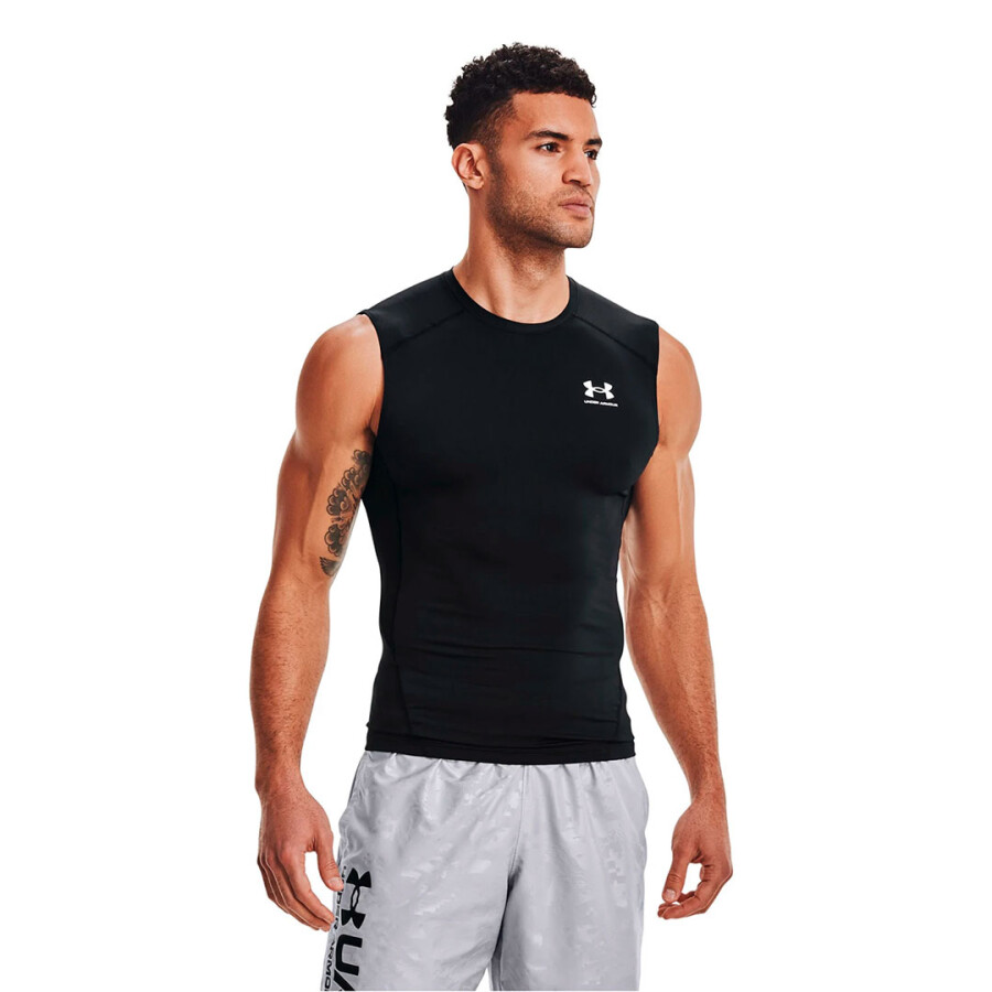 Musculosa de Hombre Under Armour Hg Armour Comp Sl Negro