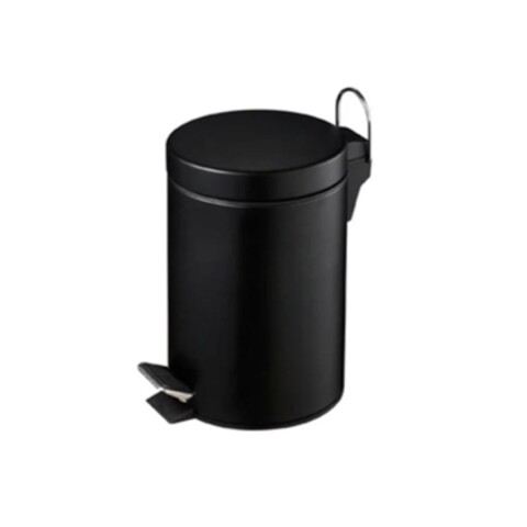 Papelera basurero de ac. Inoxidable negra 30 Lts Papelera Basurero De Ac. Inoxidable Negra 30 Lts