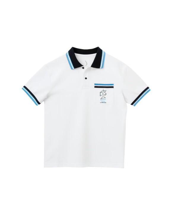Remera Polo Colegio La Mennais Blanco