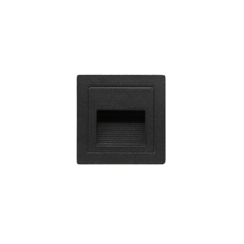 Luminaria de embutir pared LED cálida IP65 84x84mm IX4421