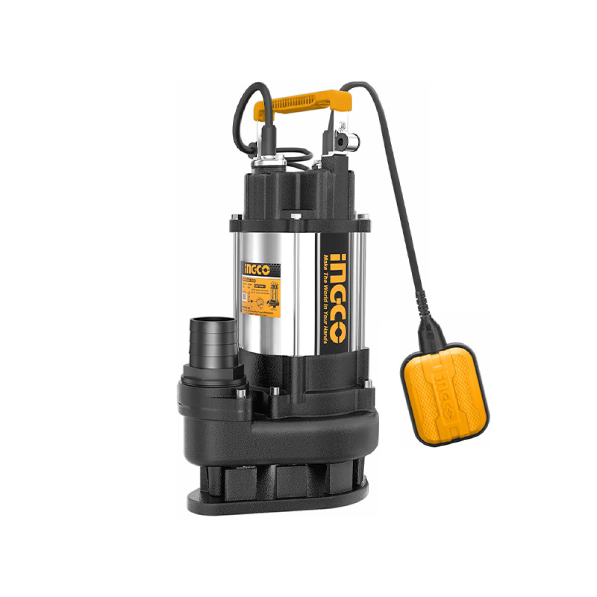 Bomba metálica sumergible 750W para pozo negro - ING0296 