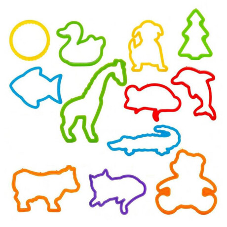 Set Juego Formas P/Masas Moldes Infantil 36 Pcs Set Juego Formas P/Masas Moldes Infantil 36 Pcs