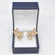 Caravanas Antiguas En Oro 18K Y Brillantes Caravanas Antiguas En Oro 18K Y Brillantes