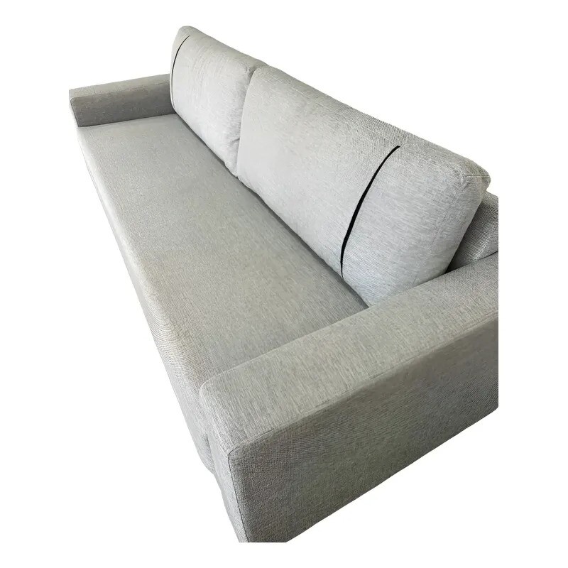 SOFA 4 CUERPOS - TAPIZADO TELA TRAMADA CON PUNTOS GRISES, BLANCOS y NEGROS. SOFA 4 CUERPOS - TAPIZADO TELA TRAMADA CON PUNTOS GRISES, BLANCOS y NEGROS.