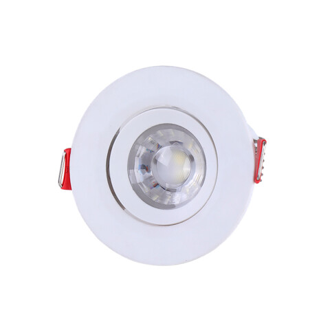 Spot de embutir LED móvil 5W 230V 420Lm cálida 45° TE3322