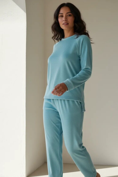 Pijama Manga Larga Plush Térmico Pijama Manga Larga Plush Térmico