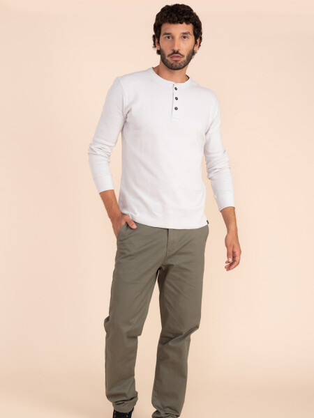 Pantalón chino Verde
