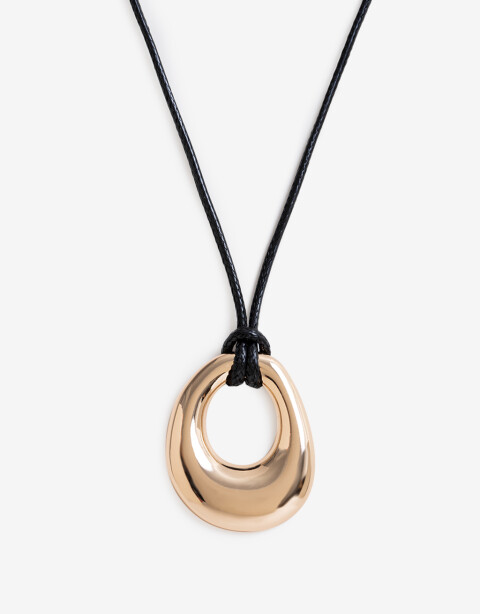 Collares Largos Metal Collar Largo Metal Bañado En Oro - Dorado