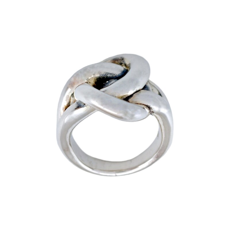 Anillo Nudo-Plata 925 Inflada-Sin Piedra-AN3039 sinpiedra
