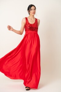VESTIDO LOTO Rojo