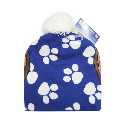 Gorro de Lana con Pompón Infantil Chase Oficial BLANCO