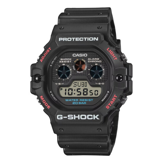 Reloj CASIO G-SHOCK DW5900U-1DR Resina Negro Esfera 46mm 0