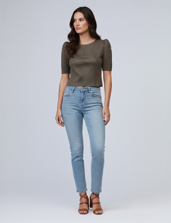 Top Faux Suede OLIVA