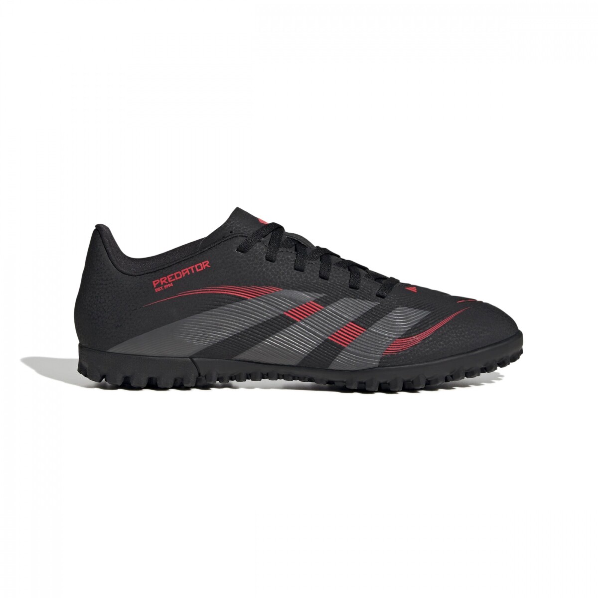 Championes Futbol5 Adulto ADIDAS CALZADO PREDATOR CLUB TF de Hombre - ID3783 - Negro-rojo 