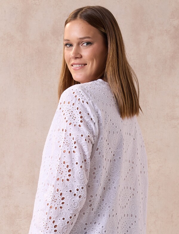 Blusa Broderie BLANCO