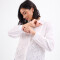 Camisa pespunte Laila blanco