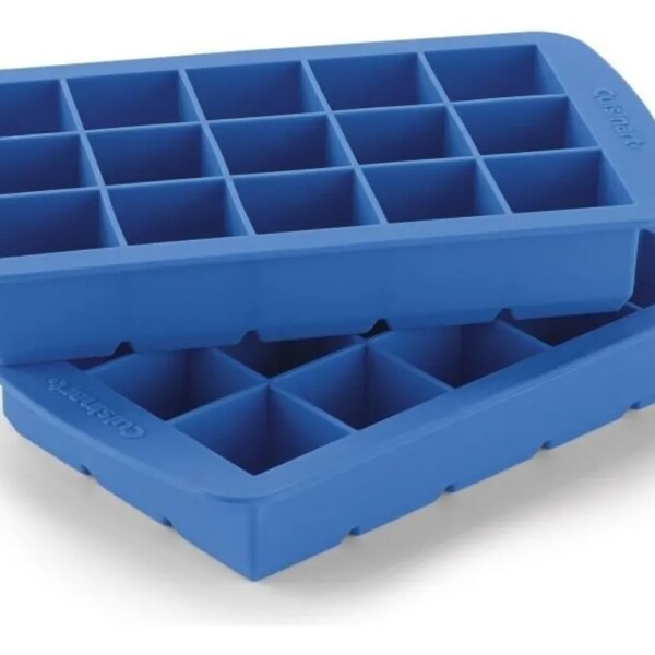 Set 2 bandejas de hielo de silicona Cuisinart azul CTG-00-ICS Set 2 bandejas de hielo de silicona Cuisinart azul CTG-00-ICS