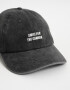 Caps Gorra Denim Bordada - Negro