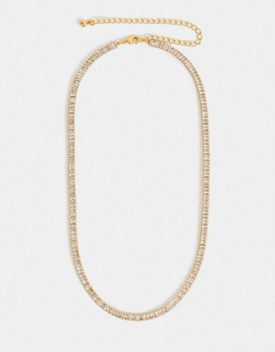 Collares Cortos Bañada en Oro - Dorado 