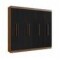 Ropero Placard 8 Puertas 4 cajones Dormitorio Negro