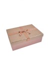 Caja rigida - 20x28,5x9,5 - con glitter ROSADO