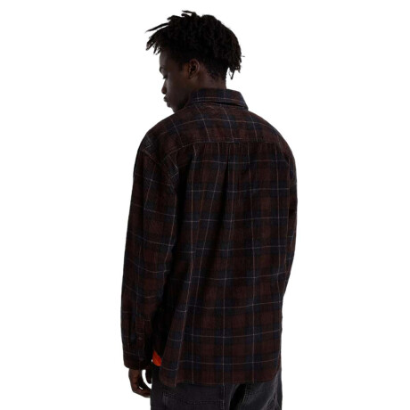 Camisa Vans Ave Ls Woven Ave Negro
