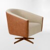 POLTRONA LUKE SWIVEL BEIGE