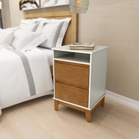 MESA DE LUZ MDF-Y-MADERA MARRON ADAKU