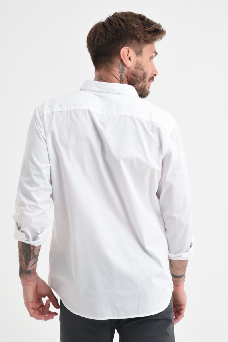 Camisa Manga Larga Blanco