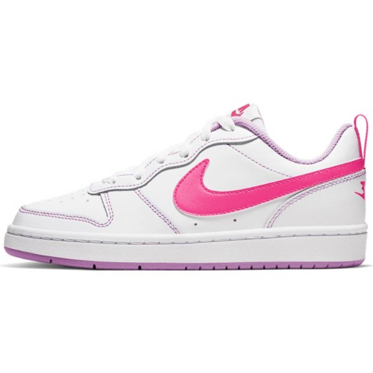 Champion Nike Moda Niño Court Borough Low 2 BG White/Hyper Pink-FUCHSIA GL - S/C 