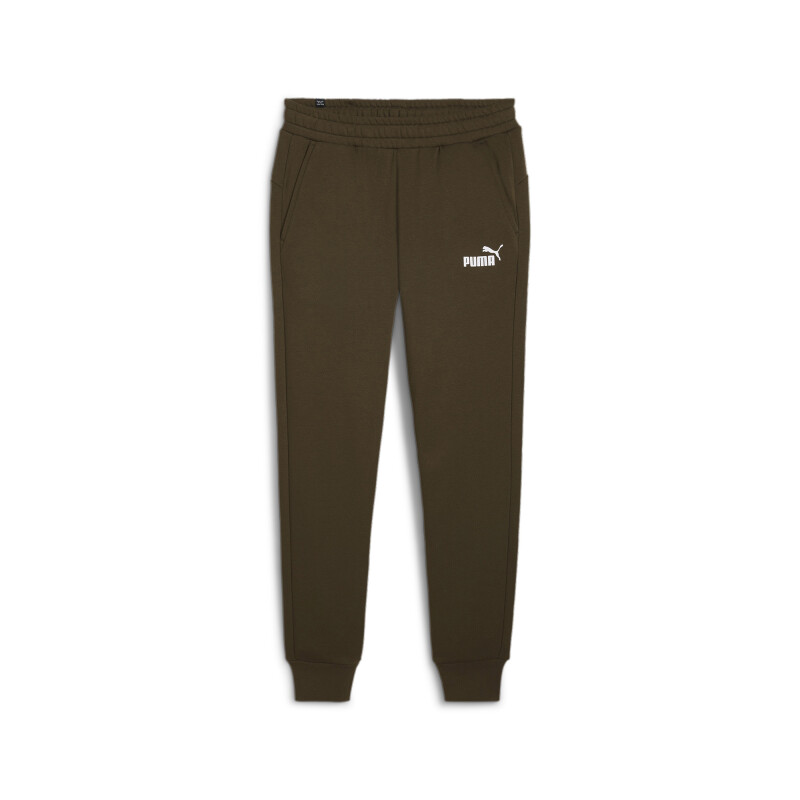 Pantalón Largo Ess Logo Felpa Chupín de Hombre Verde
