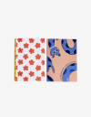 Anotadores Cuadernos y Memos Cuaderno Set Set De 2 Cuadernos. Contiene Un Cuaderno Rayado Y Uno Cuadriculado De 40 Páginas Cada Uno - Combinacion Tricolor