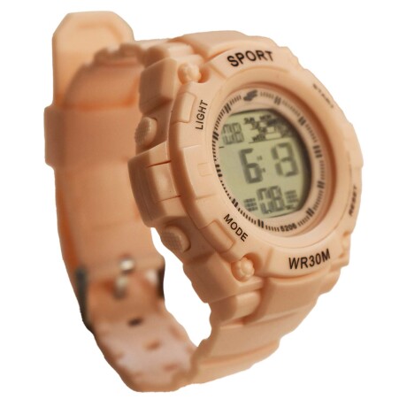 Reloj Deportivo de Pulsera Waterproof Pantalla Luz Unisex Rosa