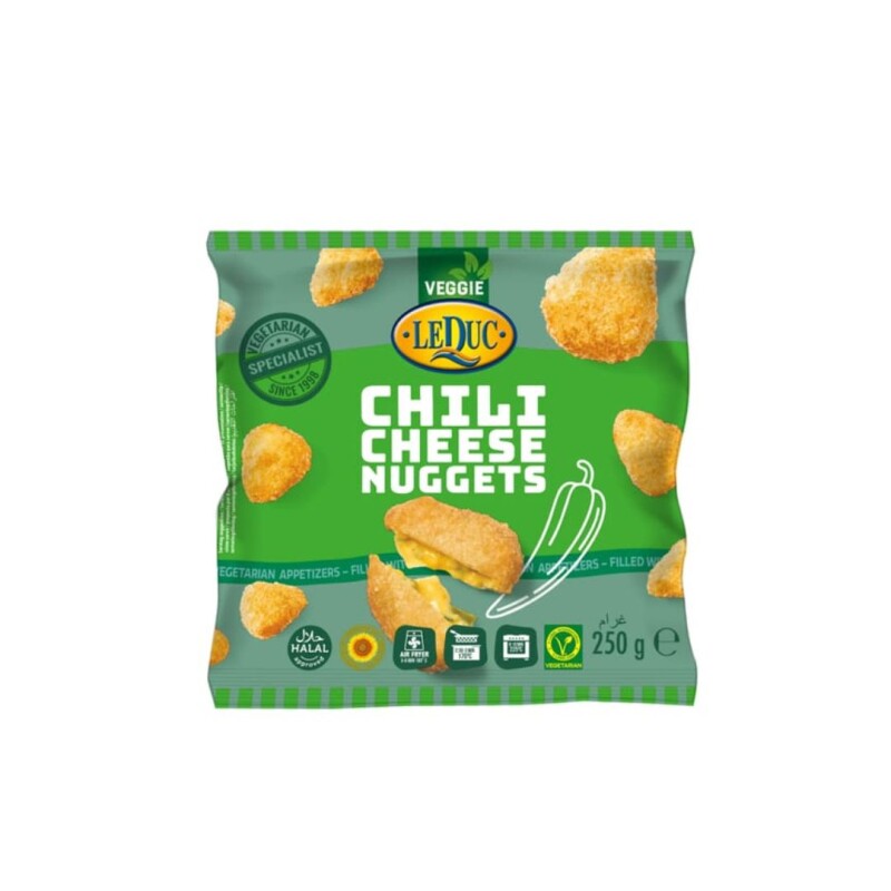 Nuggets de queso con chile Leduc 250 g Nuggets de queso con chile Leduc 250 g