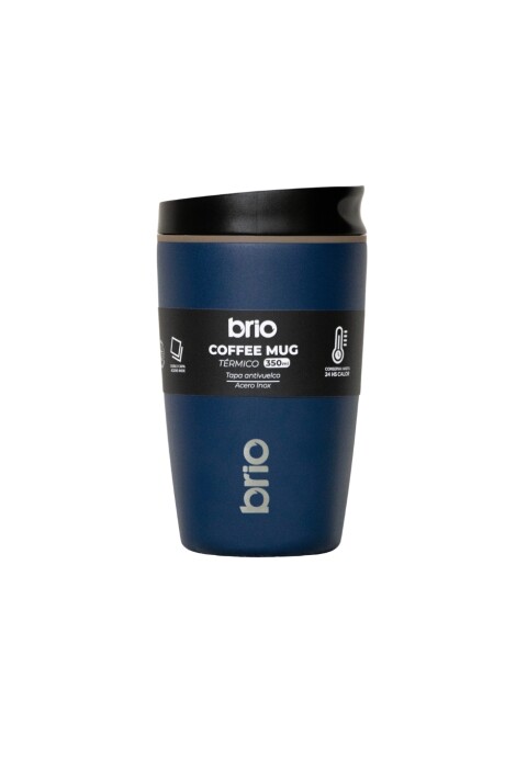 Vaso Térmico brio Café Jarra Mug 350ml Acero Inoxidable Azul