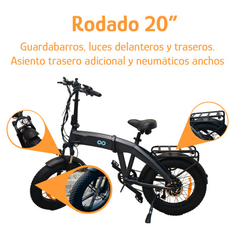 Bicicleta Eléctrica de 20″ Gyroor Plegable 500W 7Velocidades Bicicleta Eléctrica De 20″ Gyroor Plegable 500w 7velocidades