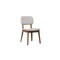 Silla de Comedor Classic - Línea Manhattan - Tela Bouclé/Natural