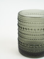 Vaso Mandalay Bajo Gris