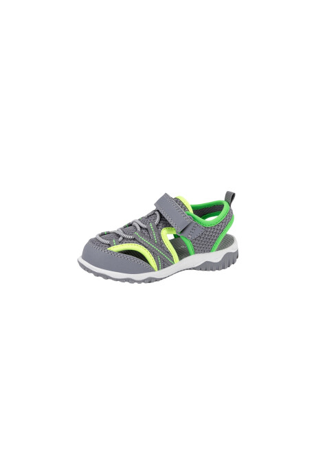 Sandalias deportivas con velcro, grises Sandalias deportivas con velcro, grises